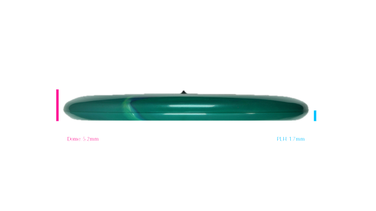 Discraft 2026 Paul McBeth Tour Series TItanium Luna Putter Profile View