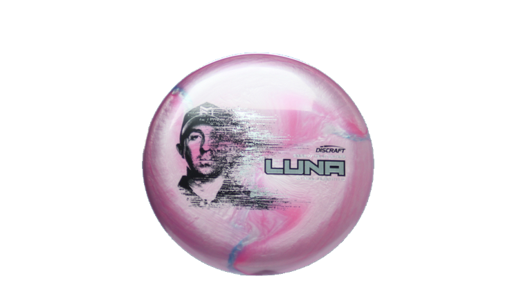 Discraft 2026 Paul McBeth Tour Series TItanium Luna Putter Front View