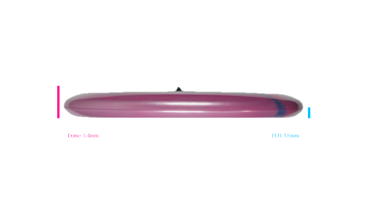 Discraft 2026 Paul McBeth Tour Series TItanium Luna Putter Profile View