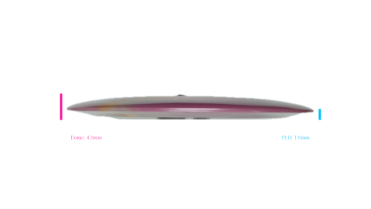 Discraft 2026 Ezra Aderhold Tour Series TItanium Nuke Distance Driver Profile View