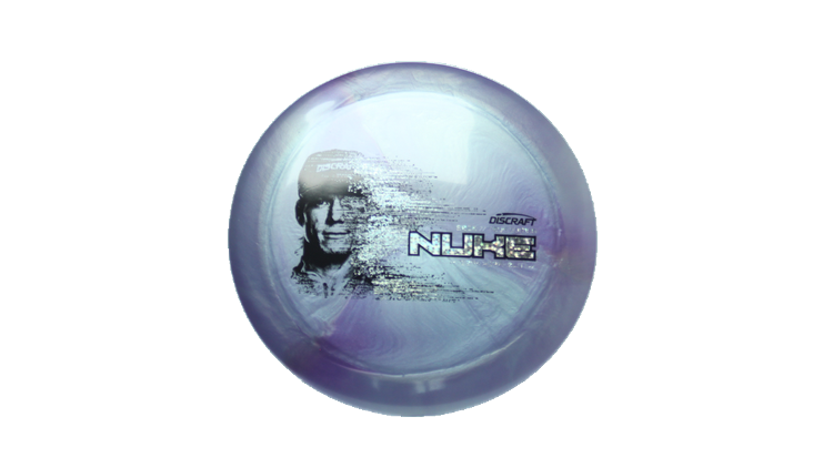 Discraft 2026 Ezra Aderhold Tour Series TItanium Nuke Distance Driver Front View