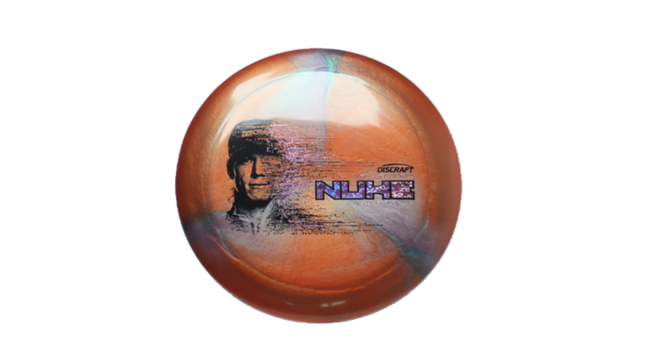 Discraft 2026 Ezra Aderhold Tour Series TItanium Nuke Distance Driver Front View