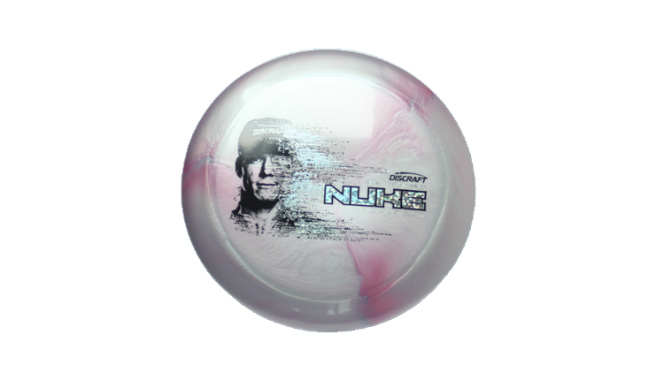 Discraft 2026 Ezra Aderhold Tour Series TItanium Nuke Distance Driver Front View