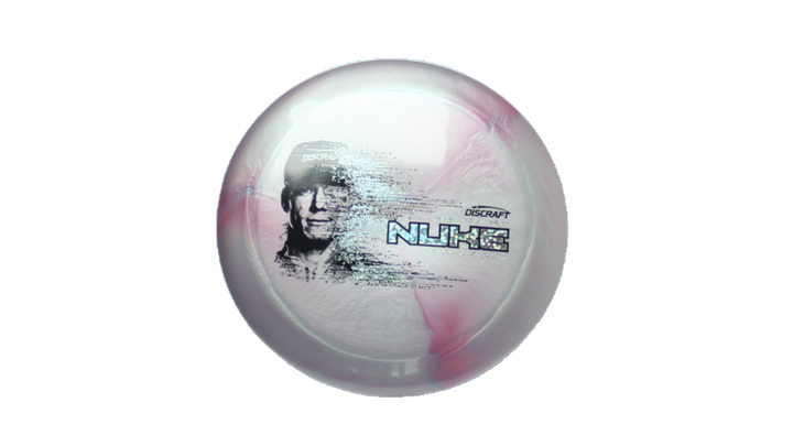 Discraft 2026 Ezra Aderhold Tour Series TItanium Nuke Distance Driver Front View