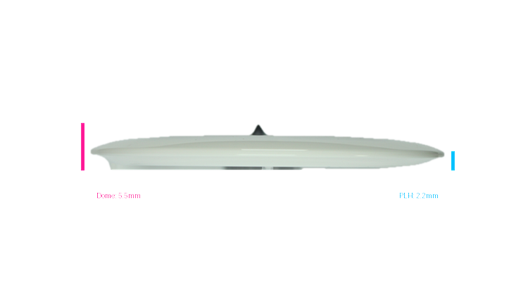Climo Disc Golf Major Line Streak Fairway Driver Profile View