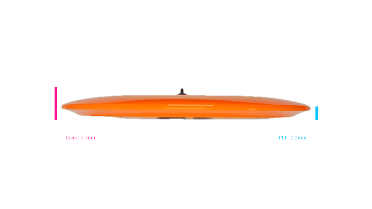 Climo Disc Golf Major Line Streak Fairway Driver Profile View