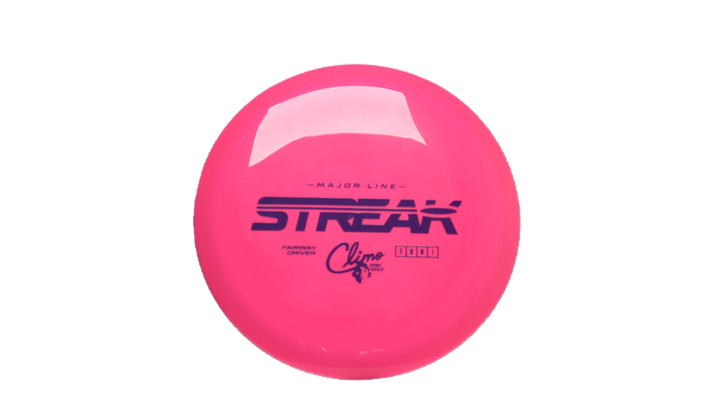 Climo Disc Golf Major Line Streak Fairway Driver Front View