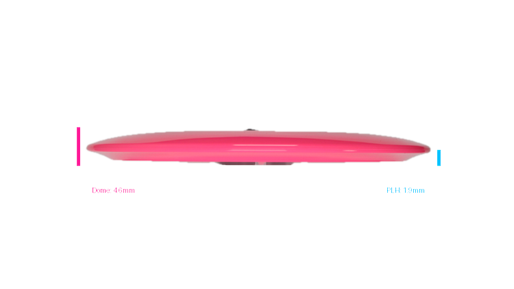 Climo Disc Golf Major Line Streak Fairway Driver Profile View
