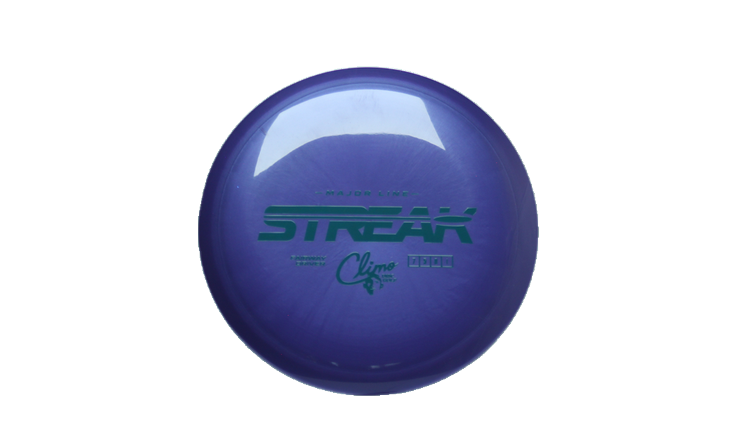 Climo Disc Golf Major Line Streak Fairway Driver Front View