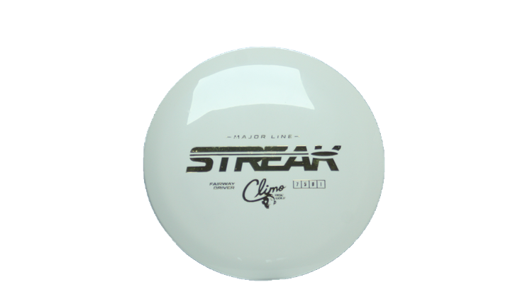 Climo Disc Golf Major Line Streak Fairway Driver Front View