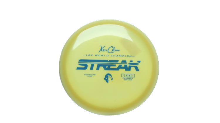 Climo Disc Golf Signature Line Streak Fairway Driver Front View