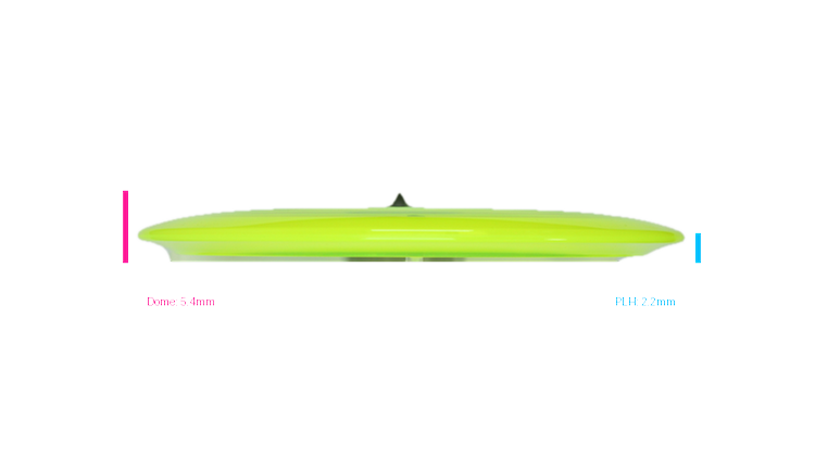 Climo Disc Golf Victory Line Streak Fairway Driver Profile View