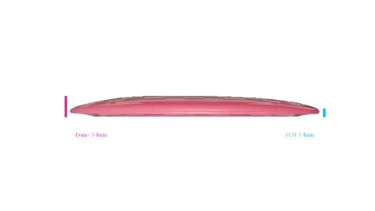 Latitude 64 Royal Clear Grace Distance Driver Profile View