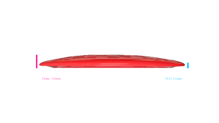 Latitude 64 Royal Clear Grace Distance Driver Profile View