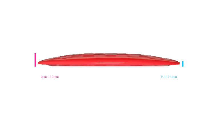 Latitude 64 Royal Clear Grace Distance Driver Profile View