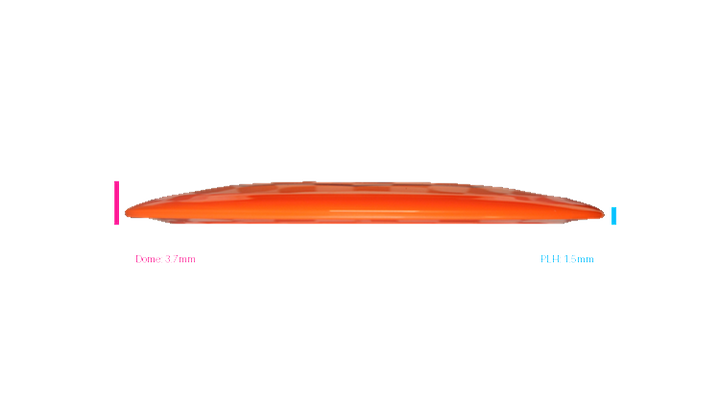 Latitude 64 Royal Clear Grace Distance Driver Profile View