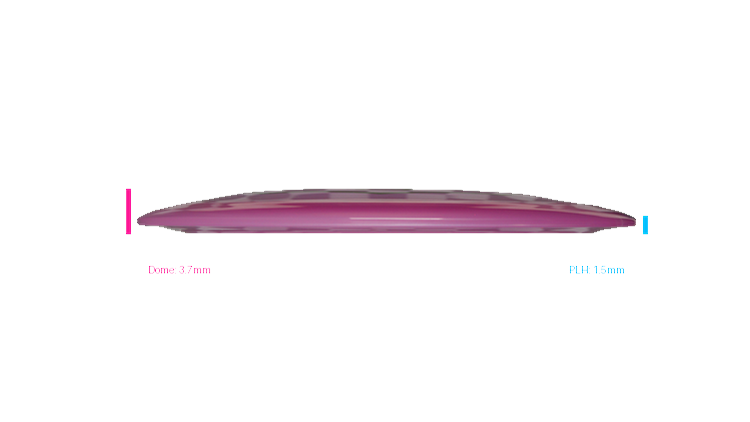 Latitude 64 Royal Clear Grace Distance Driver Profile View