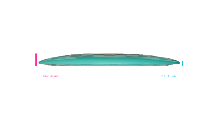 Latitude 64 Royal Clear Grace Distance Driver Profile View