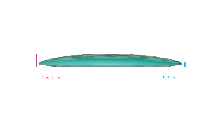 Latitude 64 Royal Clear Grace Distance Driver Profile View