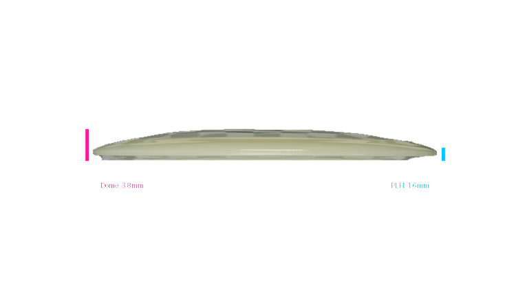 Latitude 64 Royal Clear Grace Distance Driver Profile View