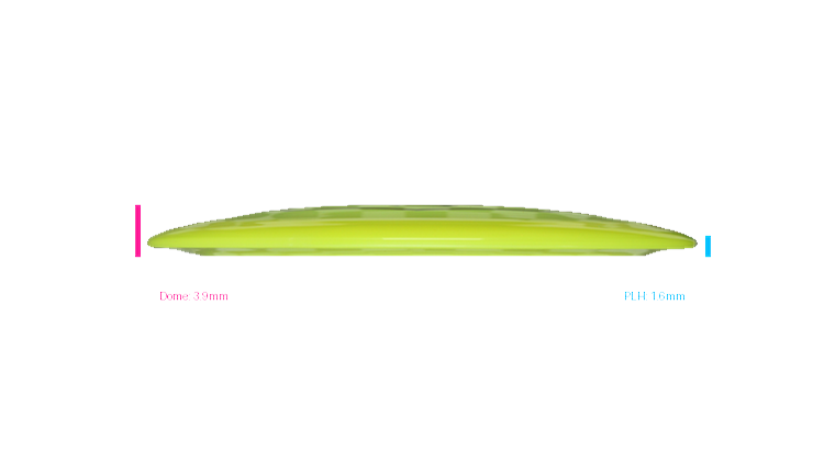 Latitude 64 Royal Clear Grace Distance Driver Profile View