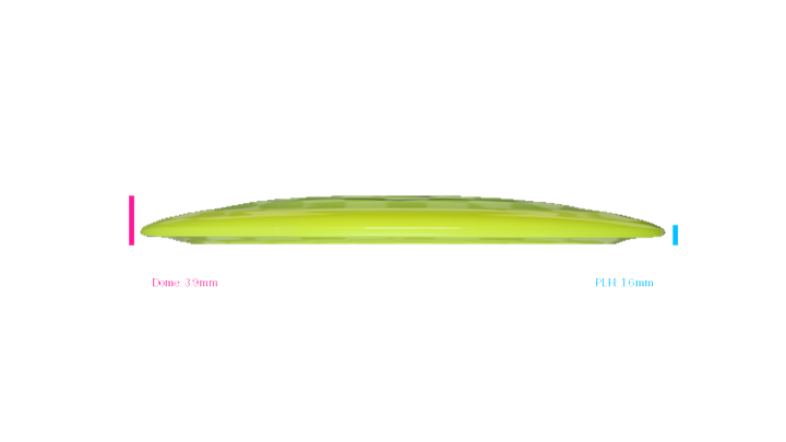 Latitude 64 Royal Clear Grace Distance Driver Profile View