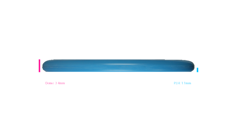 Discmania Gannon Buhr Huk Lab Collaboration Flex 3 D-Line P2X Putter Profile View