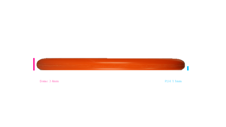 Discmania Gannon Buhr Huk Lab Collaboration Flex 3 D-Line P2X Putter Profile View