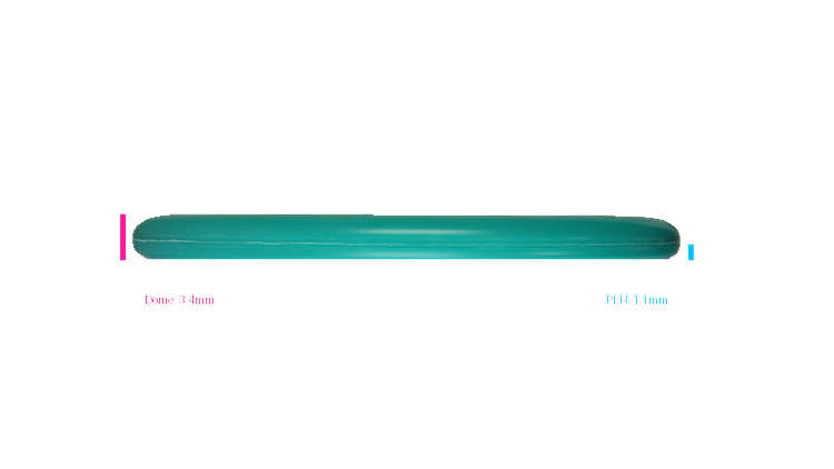 Discmania Gannon Buhr Huk Lab Collaboration Flex 3 D-Line P2X Putter Profile View