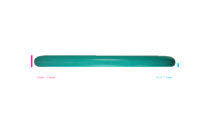 Discmania Gannon Buhr Huk Lab Collaboration Flex 3 D-Line P2X Putter Profile View