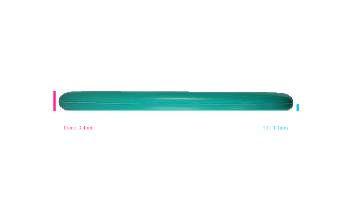 Discmania Gannon Buhr Huk Lab Collaboration Flex 3 D-Line P2X Putter Profile View