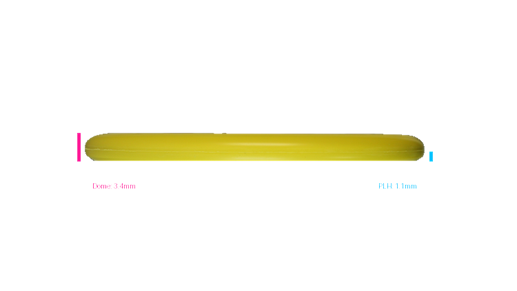 Discmania Gannon Buhr Huk Lab Collaboration Flex 3 D-Line P2X Putter Profile View