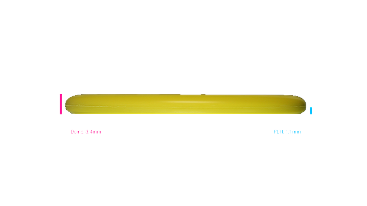 Discmania Gannon Buhr Huk Lab Collaboration Flex 3 D-Line P2X Putter Profile View