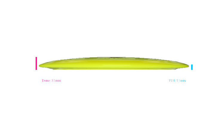 Kastaplast 2026 Clay Edwards Tour Series K1 Hard Guld Distance Driver Profile View
