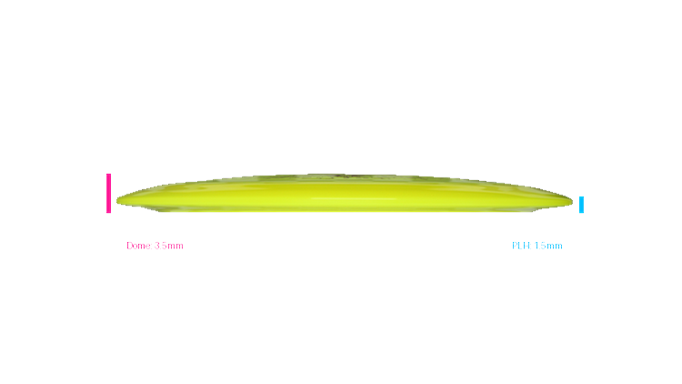 Kastaplast 2026 Clay Edwards Tour Series K1 Hard Guld Distance Driver Profile View