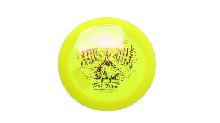 Kastaplast 2026 Clay Edwards Tour Series K1 Hard Guld Distance Driver Front View