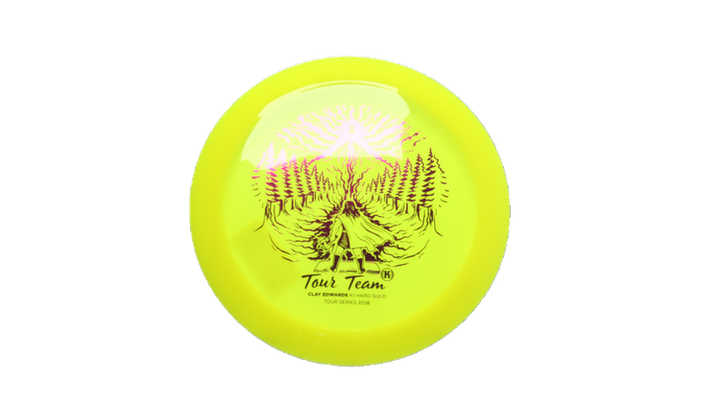 Kastaplast 2026 Clay Edwards Tour Series K1 Hard Guld Distance Driver Front View