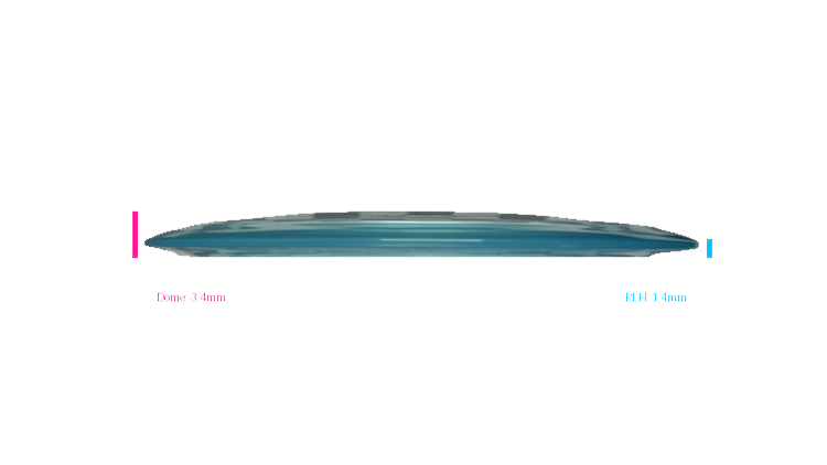 Kastaplast 2026 Clay Edwards Tour Series K1 Hard Guld Distance Driver Profile View
