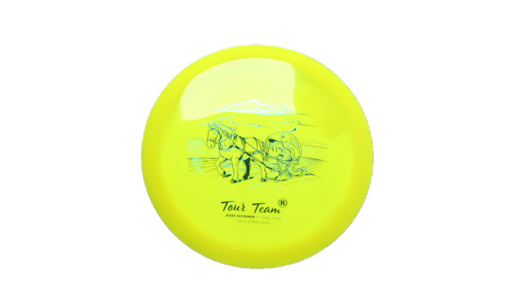 Kastaplast 2026 Jesse Nieminen Tour Series K1 Hard Idog Fairway Driver Front View