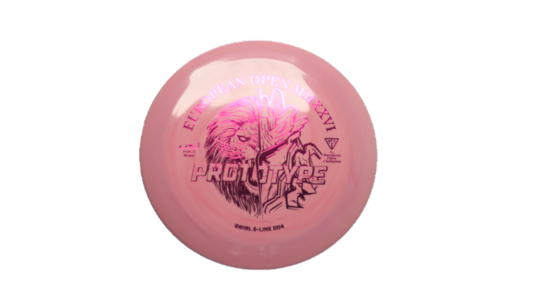 Discmania 2026 European Open Prototype Swirl S-Line DD4 Distance Driver Front View