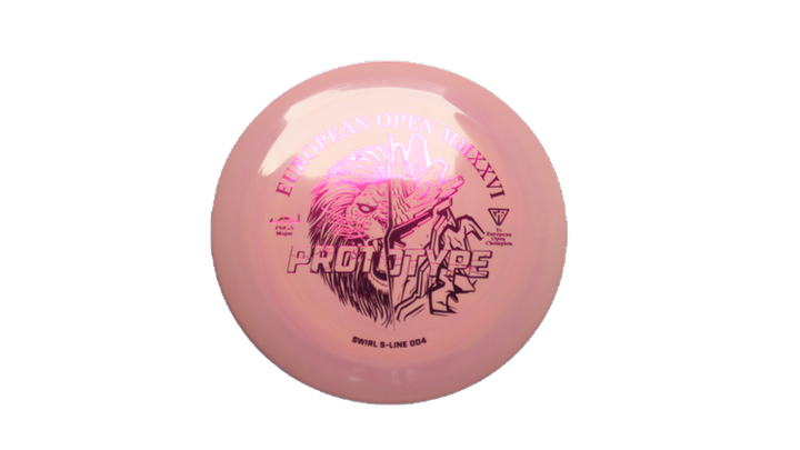 Discmania 2026 European Open Prototype Swirl S-Line DD4 Distance Driver Front View