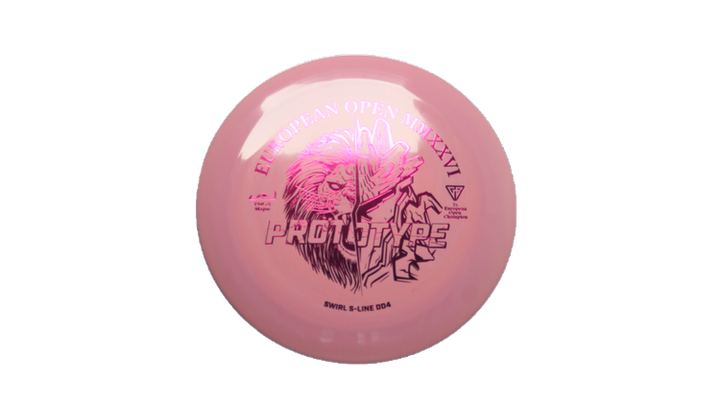 Discmania 2026 European Open Prototype Swirl S-Line DD4 Distance Driver Front View