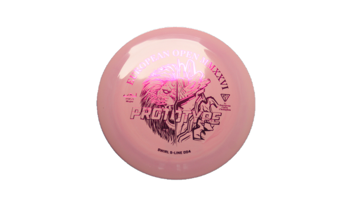 Discmania 2026 European Open Prototype Swirl S-Line DD4 Distance Driver Front View