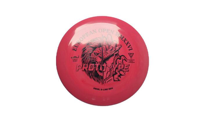 Discmania 2026 European Open Prototype Swirl S-Line DD4 Distance Driver Front View