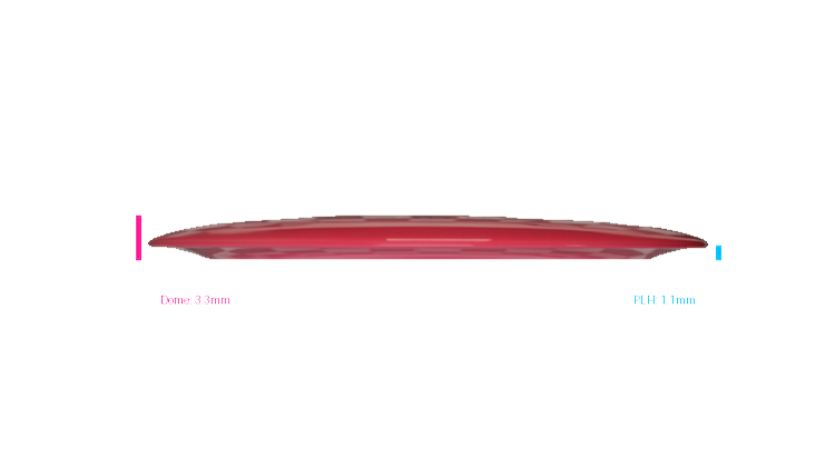 Discmania 2026 European Open Prototype Swirl S-Line DD4 Distance Driver Profile View