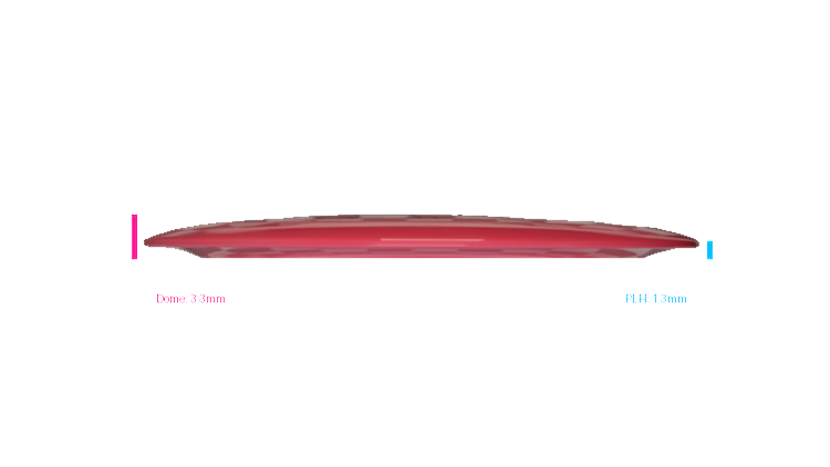 Discmania 2026 European Open Prototype Swirl S-Line DD4 Distance Driver Profile View