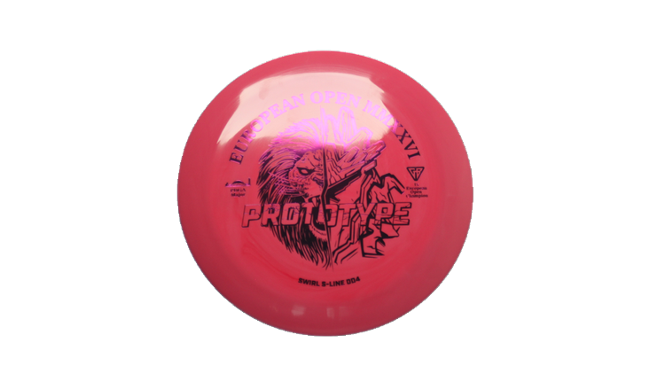 Discmania 2026 European Open Prototype Swirl S-Line DD4 Distance Driver Front View