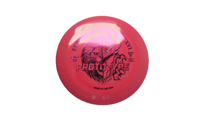Discmania 2026 European Open Prototype Swirl S-Line DD4 Distance Driver Front View
