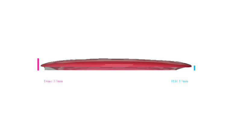 Discmania 2026 European Open Prototype Swirl S-Line DD4 Distance Driver Profile View