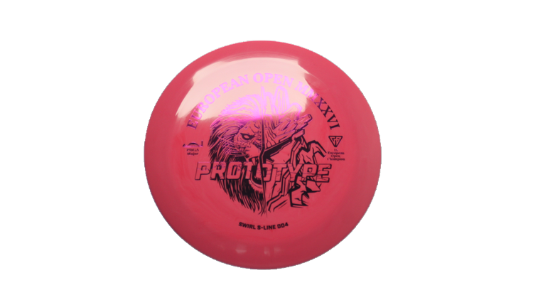 Discmania 2026 European Open Prototype Swirl S-Line DD4 Distance Driver Front View
